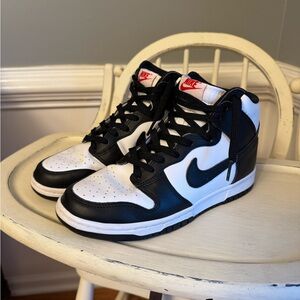 Nike High Top Panda Dunks
